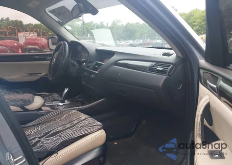 2012 BMW X3 xDrive28I из США, поврежденный, VIN 5UXWX5C57CL717765